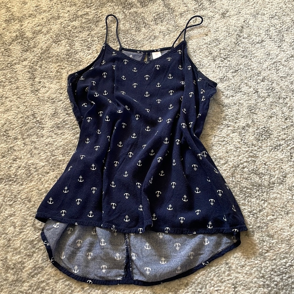 Navy tank top